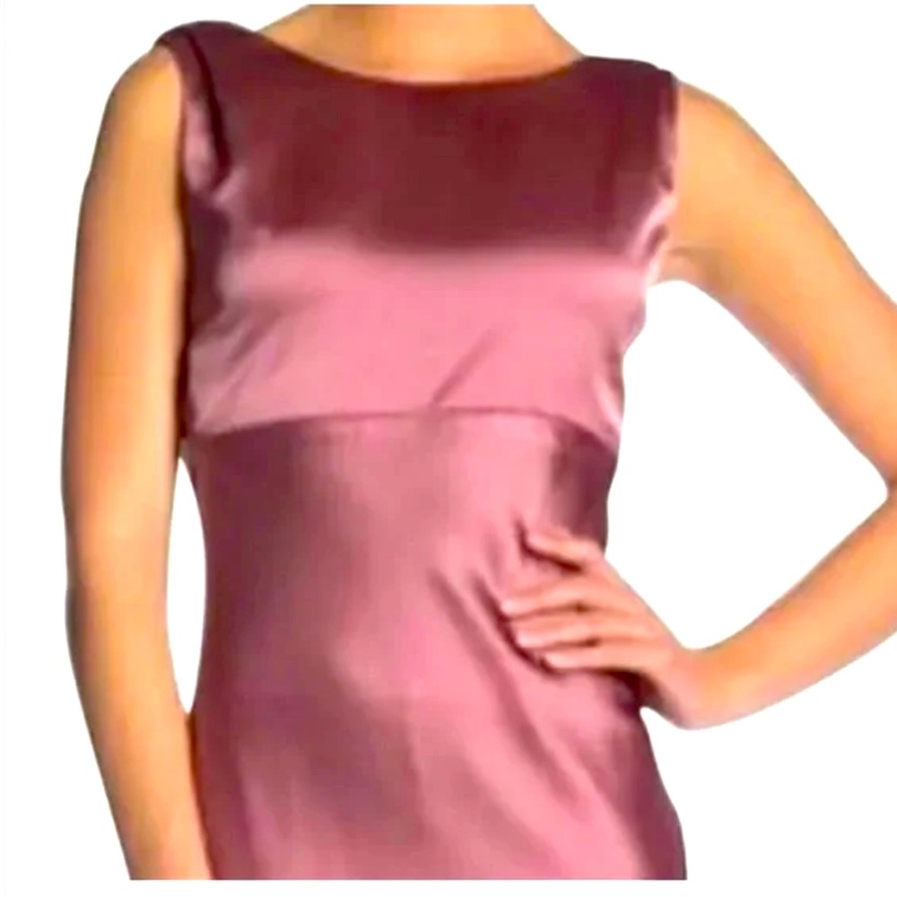 Brand New Jay Godfrey Cowl back Rose Color evening  Gown.
JAYGODFREY